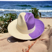 Load image into Gallery viewer, Purple Maria-Two Tones Hat
